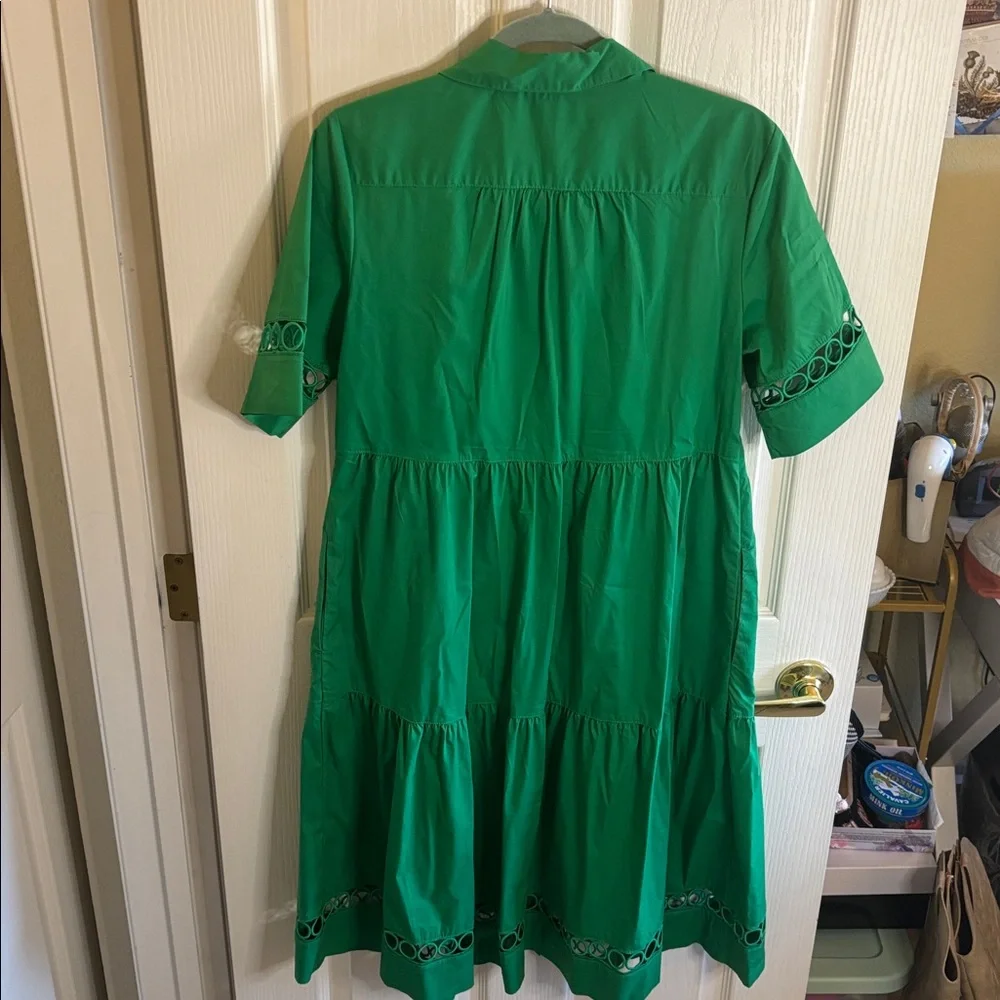 JOAN‎ RIVERS | Bright, kelly green dress, small, short sleeve - EUC - Picture 5 of 7